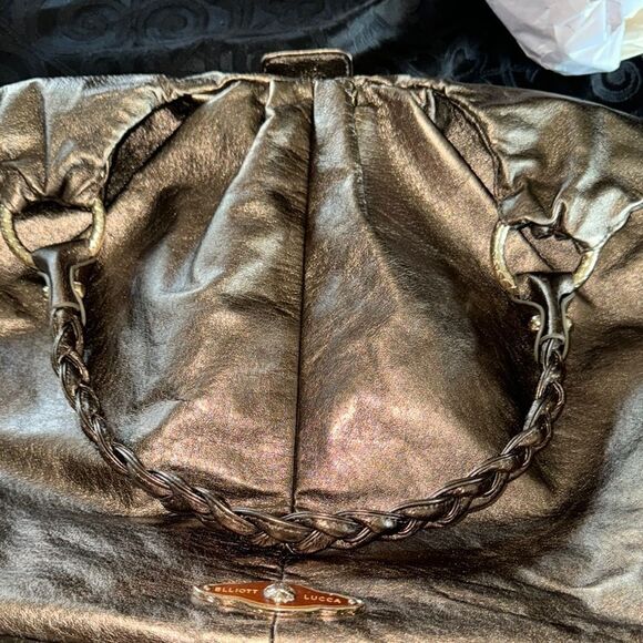 ELLIOT LUCA  Metallic Bronze Shoulder Bag - Picture 16 of 16